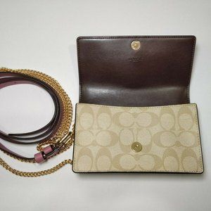 coach flap belt bag